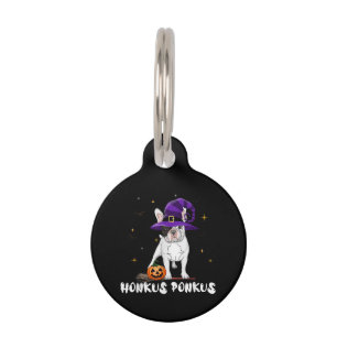 Halloween French Bulldog Hexe Honkus Ponkus Haustiermarke