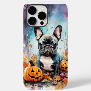 Halloween French Bulldog mit Pumpkins Beängstigend Case-Mate iPhone 14 Pro Max Hülle