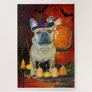 Halloween French Bulldog Puzzle