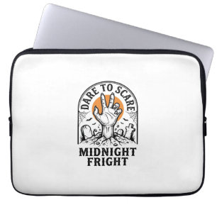 Halloween-Friedhof-Hand Vintage-Grusel-Shirt_1 Laptopschutzhülle