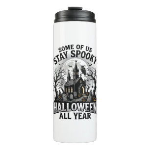 Halloween-Friedhof-Shirt für Fans der spooky Seaso Thermosbecher