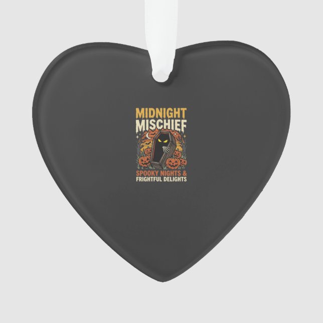 Halloween-Friedhofs-Schabernack Ornament (Vorderseite)