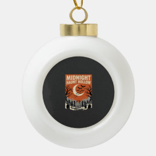 Halloween-Friedhofs-Schreck Keramik Kugel-Ornament