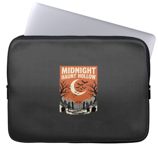 Halloween-Friedhofs-Schreck Laptopschutzhülle (Vorderseite)
