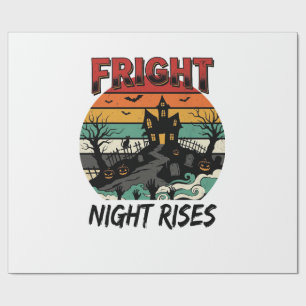 Halloween-Friedhofs-Schreckensnacht Geschenkpapier