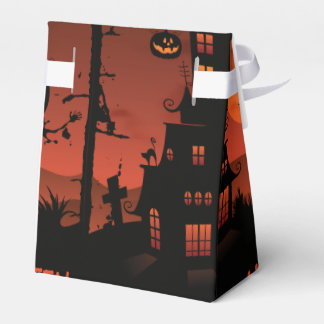 Halloween Friedhofszenen Kürbisbattentaummond Geschenkschachtel