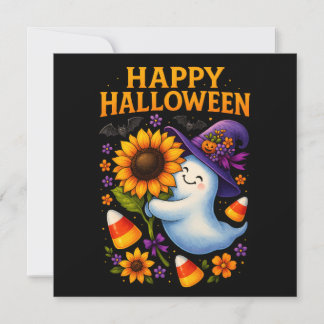 Halloween Friendly Ghost Greetings Card Karte