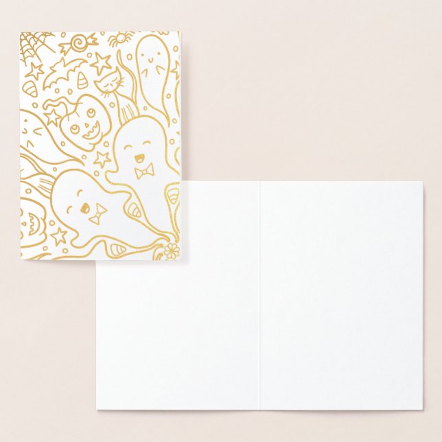 Halloween Friends Folienkarte (Anzeige)