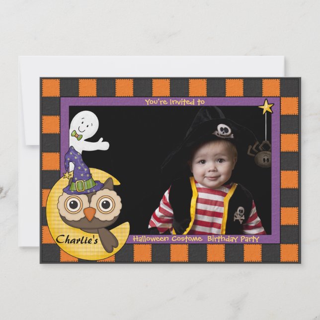 Halloween Friends - Foto Einladung (Vorderseite)