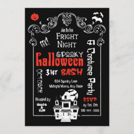 Halloween Fright Night Einladungen