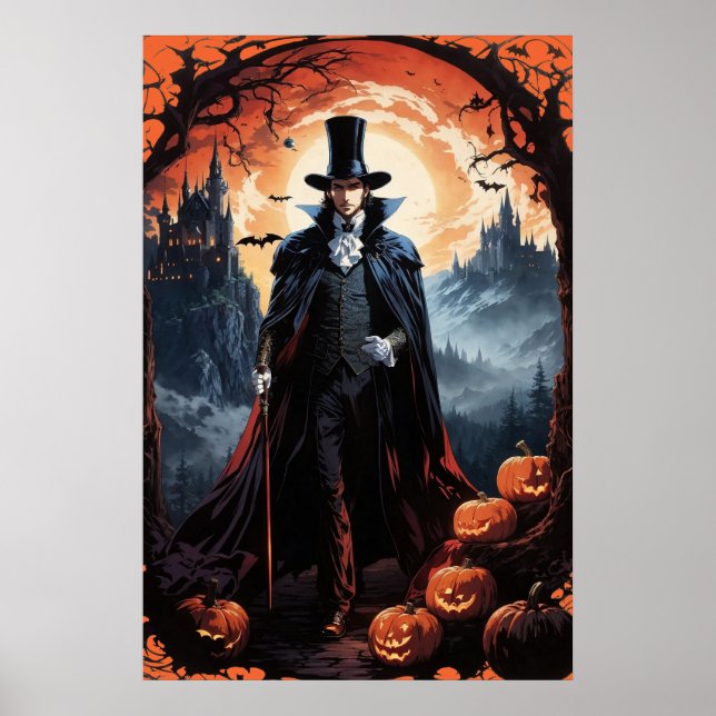 Halloween "Fright Night" Poster (Vorne)