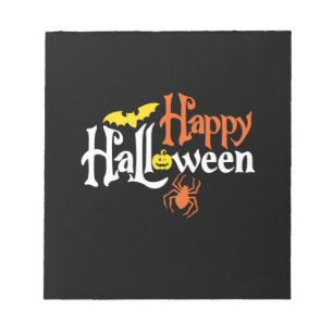Halloween Frohes Halloween Geburtstag Notizblock
