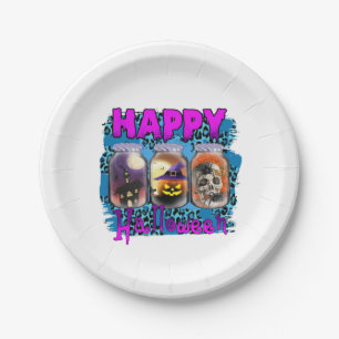 Halloween Frohes Halloween Geburtstag Pappteller