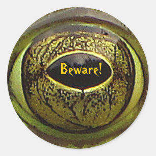 Halloween Frosch Eye Runder Aufkleber