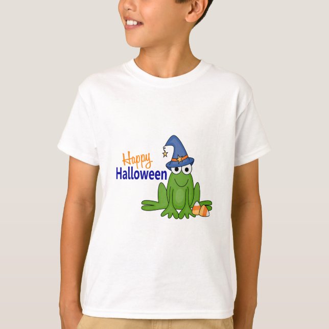 Halloween Frosch T-Shirt (Vorderseite)