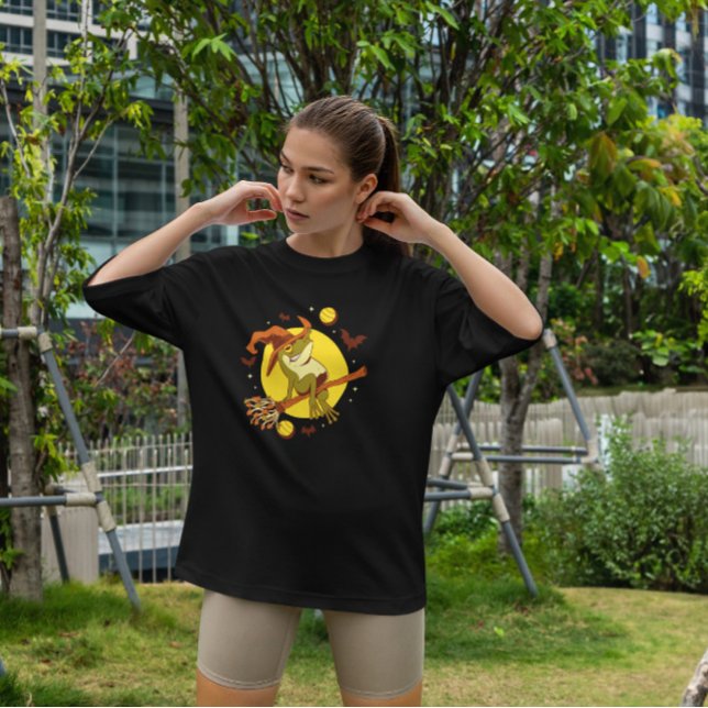 Halloween Froschhexe T-Shirt (Von Creator hochgeladen)