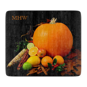 Halloween Fruchtsaftbretter für Monogramm Schneidebrett