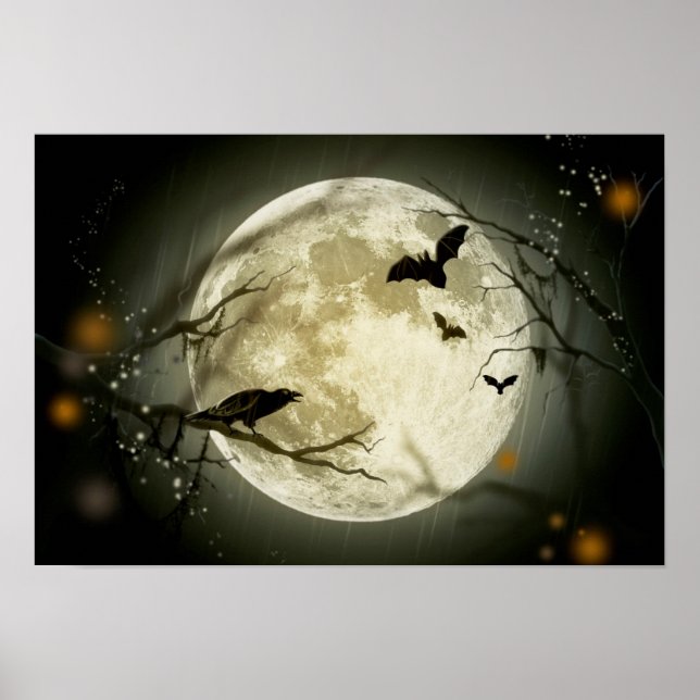 Halloween Full Moon Poster (Vorne)