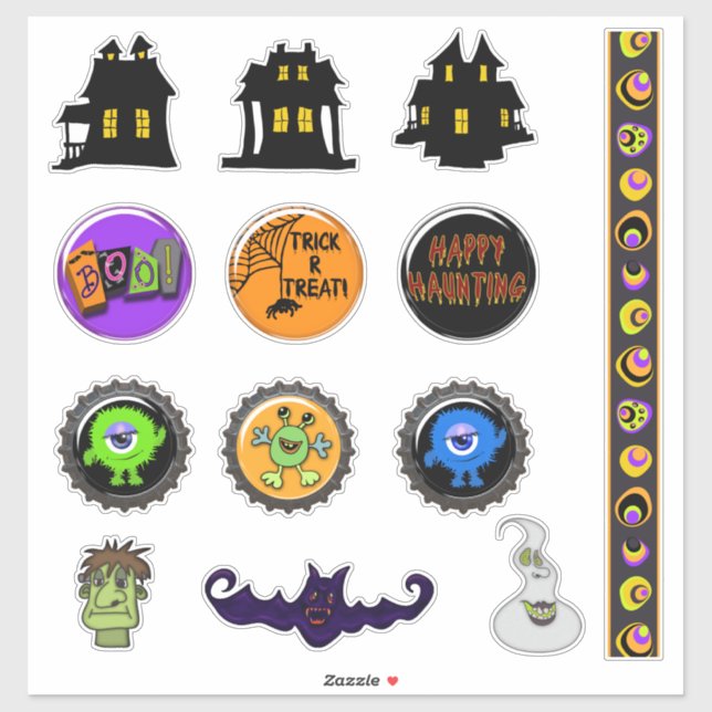 Halloween Fun Collection Aufkleber (Blatt)
