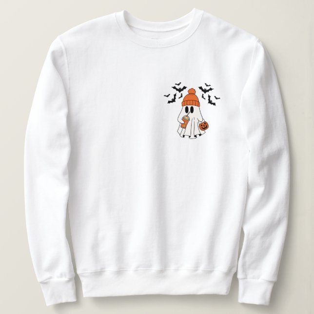 Halloween Fun Ghost Sweatshirt (Design vorne)