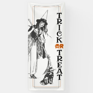 Halloween Fun   Rotzunge und Katzentrick oder Trea Banner
