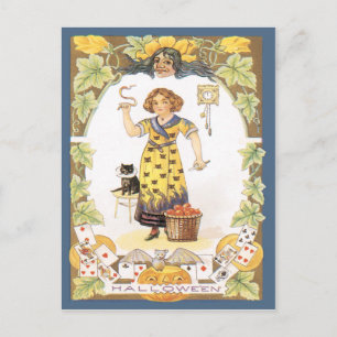Halloween Fun Vintage Postkarte