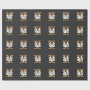 Halloween Funky Kürbis Zeit Geist Kürbis Geschenkpapier