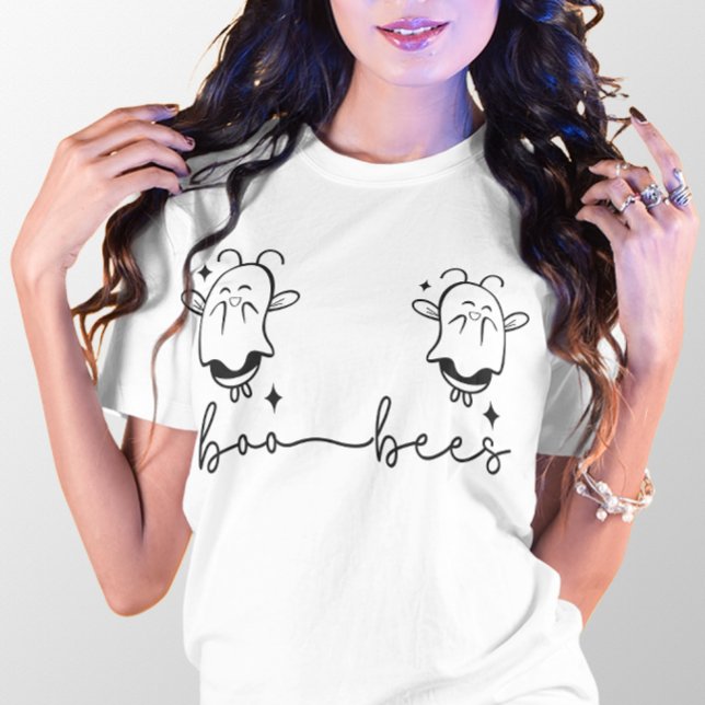 HALLOWEEN FUNNY BOO-BEES NIEDLICHER GHOSTS T - Shi T-Shirt (Von Creator hochgeladen)