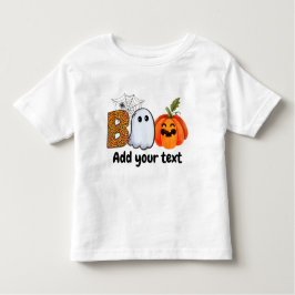 Halloween Funny Boo Personalisiert Kleinkind T-shirt