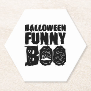 Halloween FUNNY BOO T SHIRT Untersetzer