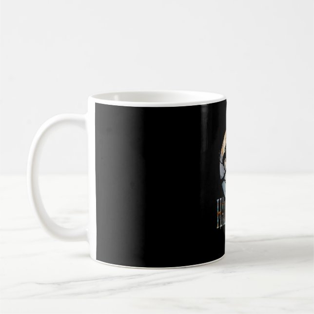 Halloween Funny Cat Halloween Geburtstag Kaffeetasse (Links)