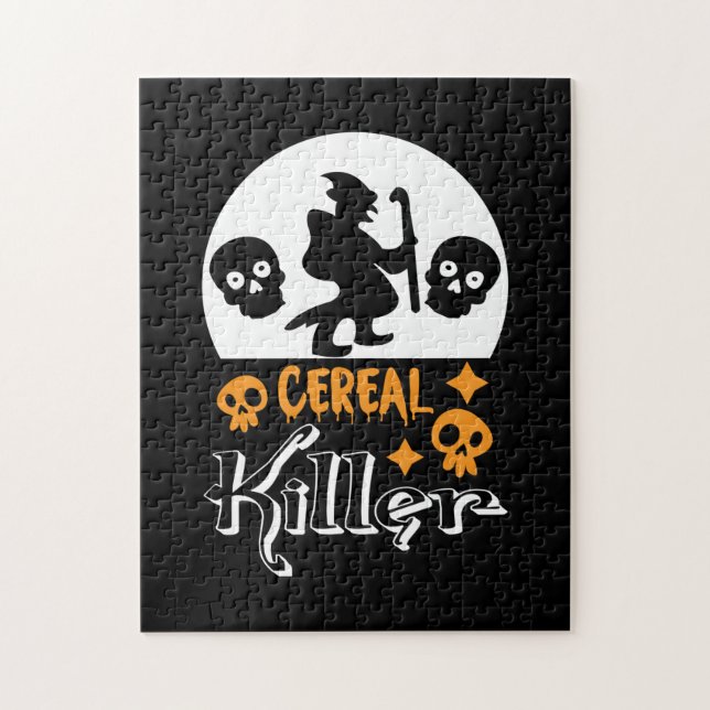 Halloween Funny Cereal Geburtstag Puzzle (Vertikal)