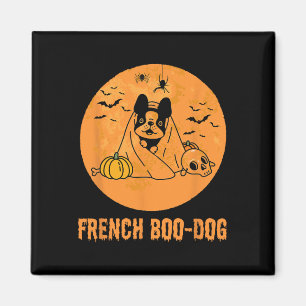 Halloween Funny Costume French Bulldog Ghost Lover Magnet