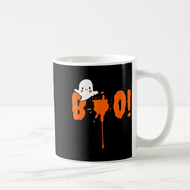 Halloween Funny Cute Ghost Boo! Design Gift  Kaffeetasse (Rechts)