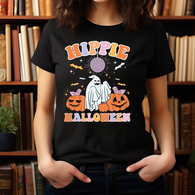 HALLOWEEN FUNNY DISCO GHOST HIPPIE HALLOWEEN T-Shirt (Von Creator hochgeladen)