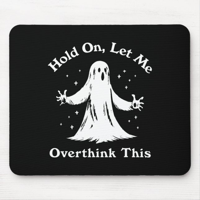 Halloween Funny Ghost Ließ mir diese Grafik überde Mousepad (Vorne)