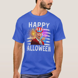 Halloween Funny Happy th Juli Anti Joe Biden T-Shirt