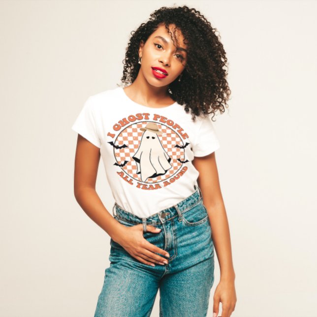 HALLOWEEN FUNNY INTROVERT | ICH GEGENÜBER MENSCHEN T-Shirt (Von Creator hochgeladen)