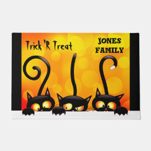 Halloween Funny Niedlich Three Little Kittens Door Fußmatte