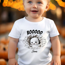 Halloween Funny Peeking Little Ghost