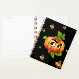 Halloween Funny Pumpkin Face Planer