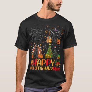 Halloween Funny Riant Schnauzer Dog Hall T-Shirt