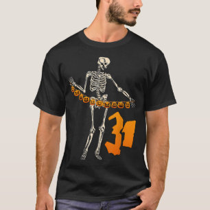 Halloween Funny Skeleton Pumpkin Hall 31. Oktober T-Shirt