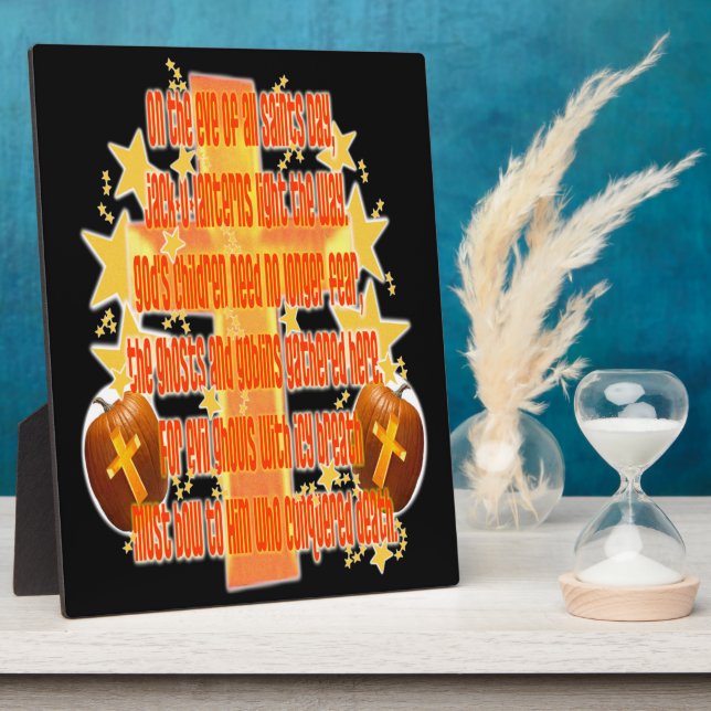 Halloween für Christen (Gedicht) Fotoplatte (Seite)