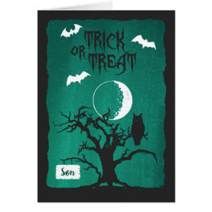 Halloween für das Son Owl Crooked Tree Moon Bats G