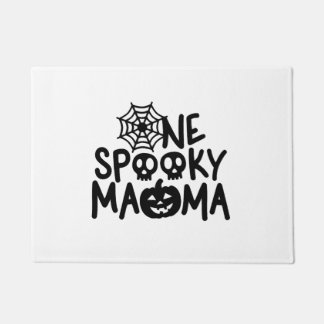 Halloween für Frauen Halloween ein Spooky Mamma Fußmatte