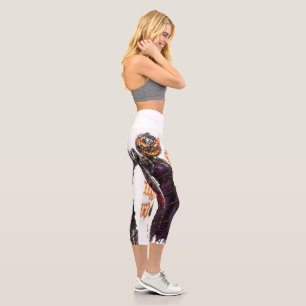 Halloween für immer in meinem Herzen Gothic Kürbis Capri Leggings