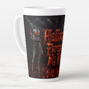 Halloween für immer in meinem Herzen Gothic Kürbis Milchtasse