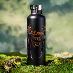 Halloween für immer in meinem Herzen Gothic Kürbis Trinkflasche