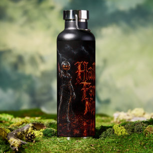 Halloween für immer in meinem Herzen Gothic Kürbis Trinkflasche
